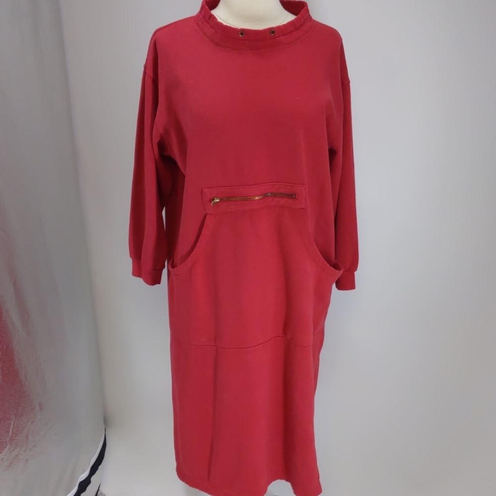 Today Tonight long red nightshirt-sz S